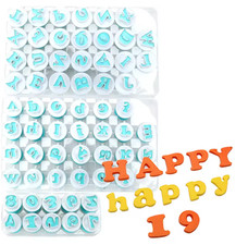 26 Pieces Alphabet Cookie Cutter Icing Letter Cutters Fondant Cake Decorating