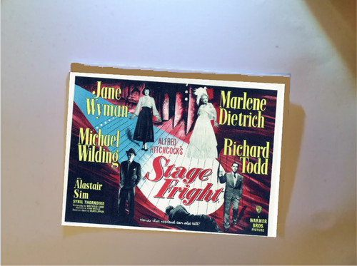 Stage fright 1950 relaese - fright",