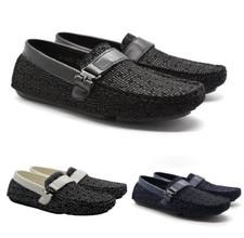 Boys Kids Loafers Moccasin Boat Deck Slip On Buckle Casual Dress Comfy Shoes UK