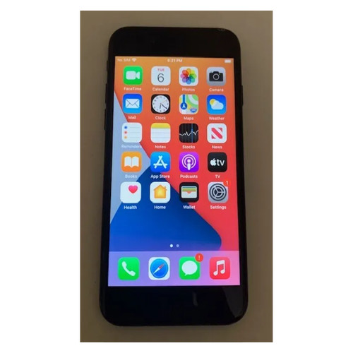 Apple iphone 128gb black - 7,
