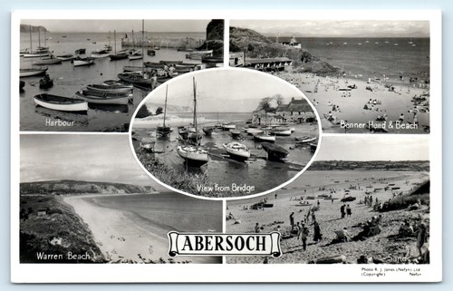 Postcard abersoch 1958 5 - abersoch,