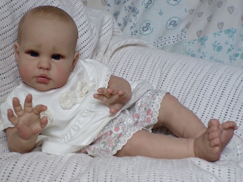Reborn baby girl doll - baby, ~
