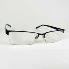 POLICE eyeglasses BLACK HALF RIM glasses frame MOD: RUBBED AWAY