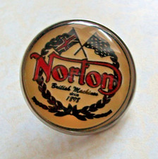 Norton Motorcycle Metal glass