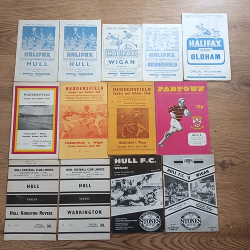 Rugby league club programmes - rugby,