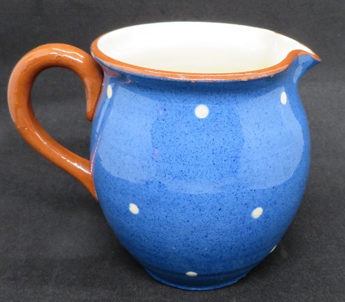 Devon ware blue - , polka