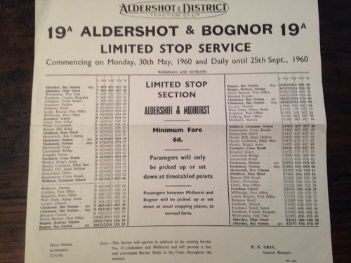 Vintage 1960 aldershot - vintage, &
