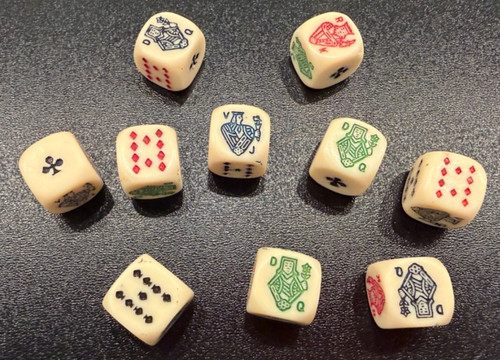 Vintage poker dice - vintage,