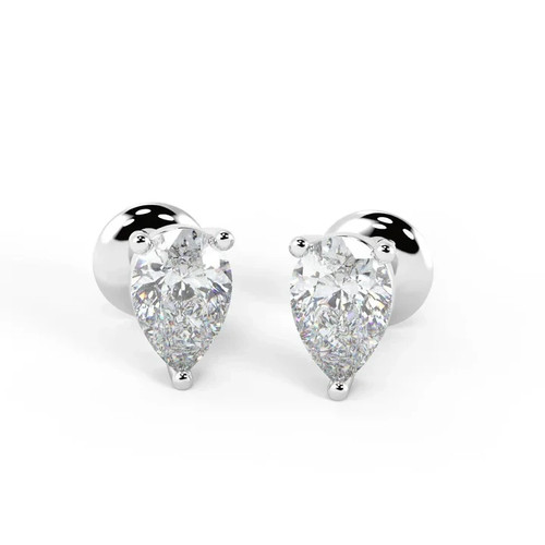 Pear solitaire labgrown - solitaire,