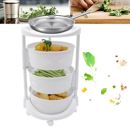 Kitchen storage cart rotating - cart,