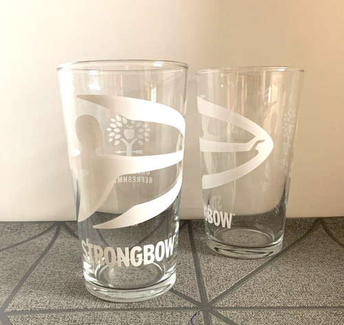 Strongbow cider branded pint - strongbow,