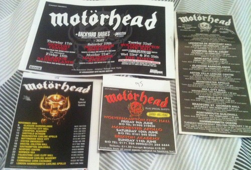 Motorhead tour dates 2001 - uk,