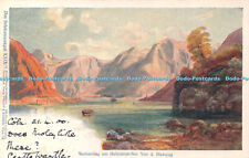 R423741 Nachmittag am Hallstatter See Von A Hlavacek Phillip and Kramer 1900