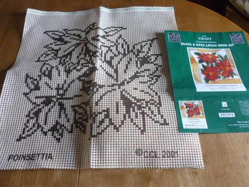 Christmas poinsettia cushion - poinsettia,