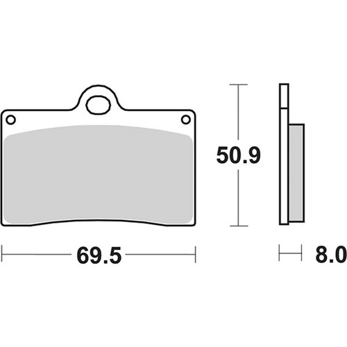 Ant racing brake - pads, sbs