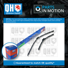 2x Wiper Blades (Pair) Flat / Aero type fits JAGUAR XE X760 2.0D Front 2015 on