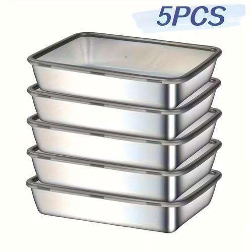 5pcs stainless steel - 5pcs,
