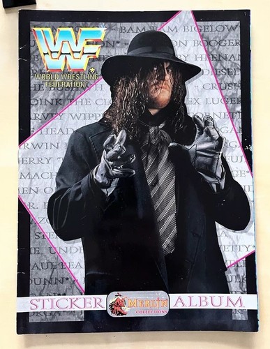 Wwf merlin 1994 sticker album - wwf,