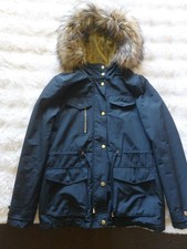 LADIES NAVY BLUE TOPSHOP JACKET SIZE 8