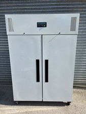 Polar  Fridge  Upright Double Door 1200Ltr White / Commercial/ Catering