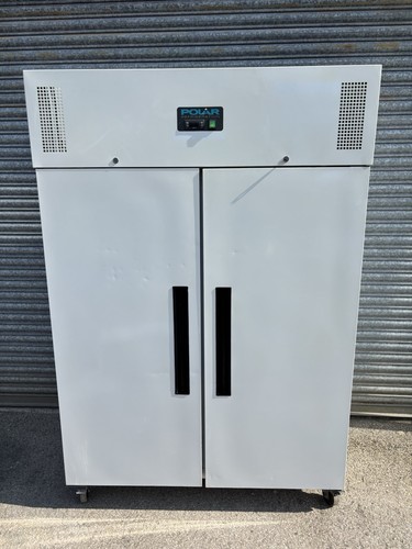 Polar fridge upright double - fridge,