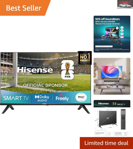 Hisense 32e4qtuk inch - 32e4qtuk, 32-inch
