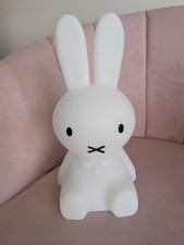Dimmable Bunny Night Light. Remote Control. Timer. Rechargeable. Miffy Style 