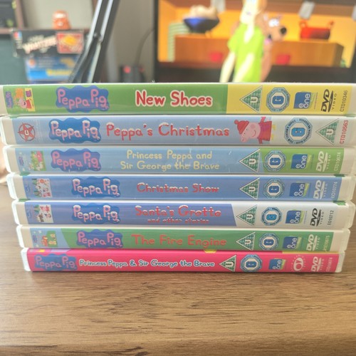 Peppa pig dvd bundle - 7,