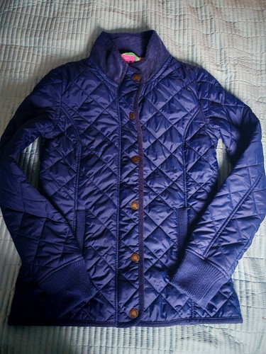 Rampant sporting quilted navy - quilted,