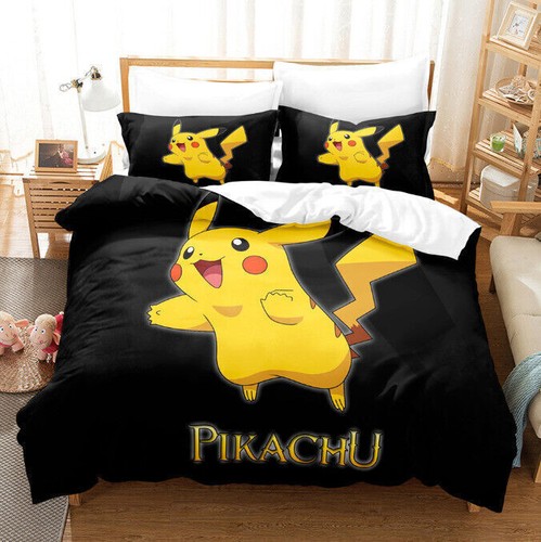 Pikachu quilt duvet - 3d,