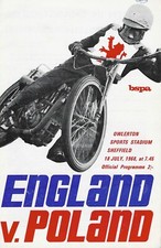 ENGLAND V POLAND SPEEDWAY