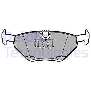 Delphi lp1107 brake pad - delphi,