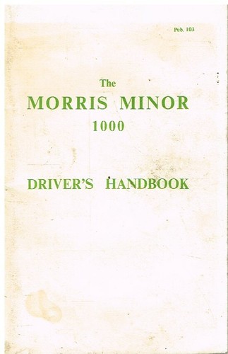 Morris minor 1000 saloon - minor,