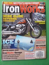 IRON WORKS MAGAZINE NOV 2009 - JAMBALAYA SPORTSTER - HARBORTOWN BOBBER