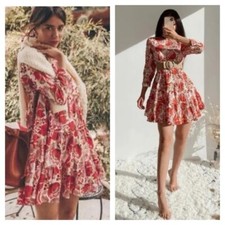 ZARA ecru pink red  The Sharon