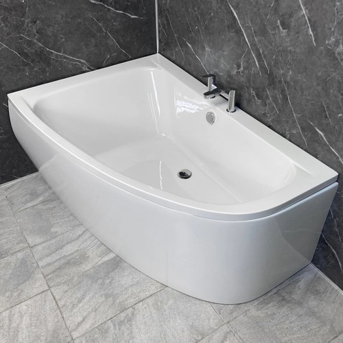 Cora offset corner bath - cora,
