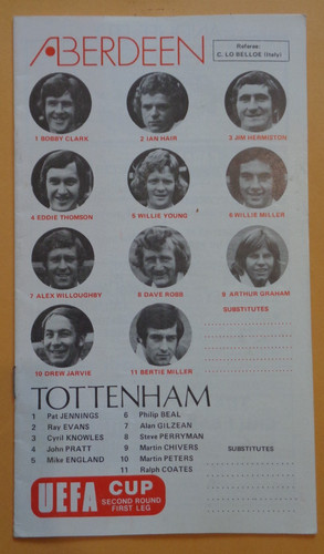 1973 uefa cup - uefa, aberdeen