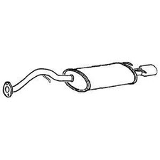 Klarius Rear Exhaust Tail Pipe