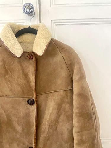 Cream and beige genuine - and,