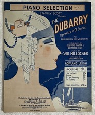 Piano Selection The Dubarry Operette In 9 Scenes  Ref00390