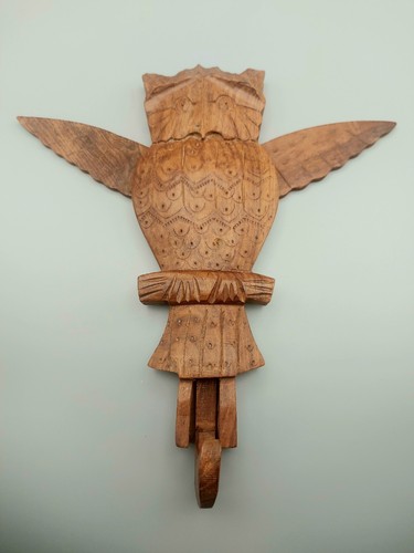 Articulated hand carved wooden - hand,