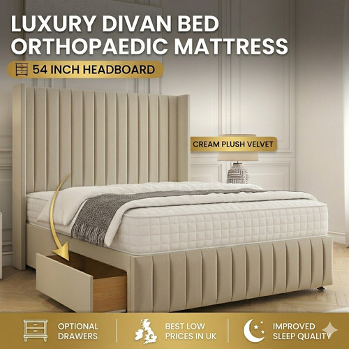 Luxury divan bed - bed, set