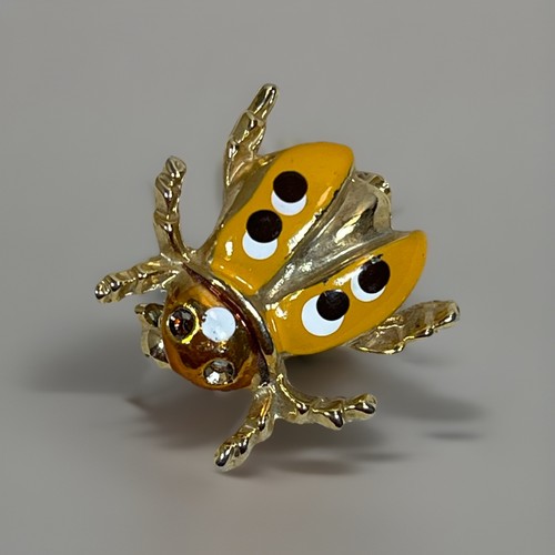 Little ladybug ladybird brooch - ladybug,