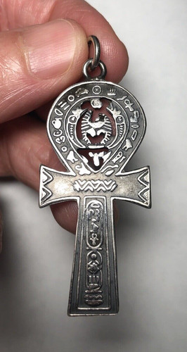 Very nice solid silver scarab - ,