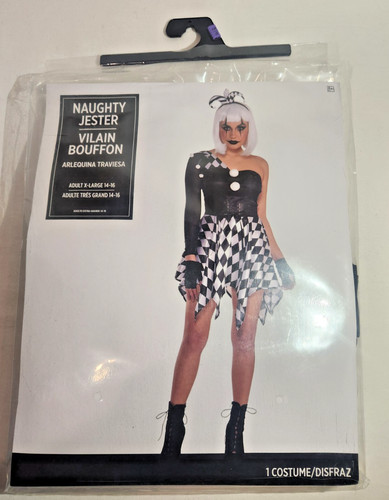 Naughty jester halloween - jester,