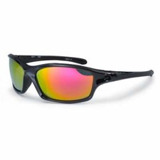 BLOC DAYTONA XR60 Mens/Womens Sunglasses SHINY BLACK / RED MIRROR CAT.3