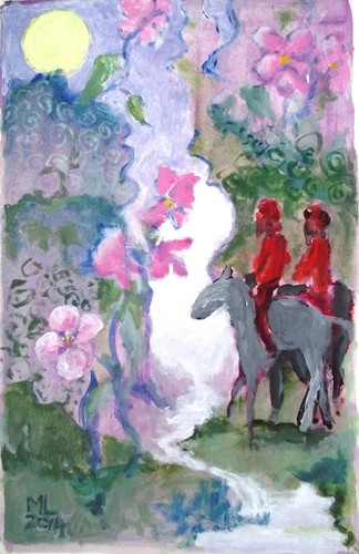 Fairy tale scene welsh - fairy,