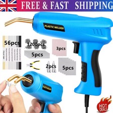 Hot Stapler Gun Car Bumper Welding Welder Machine Plastic  Repair Kit +  Staples