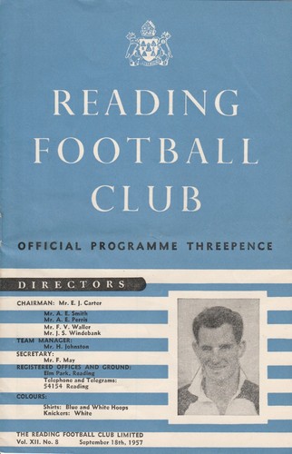 Reading colchester 1957 - colchester, 1957/58
