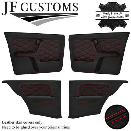 Red diamond stitch - d,